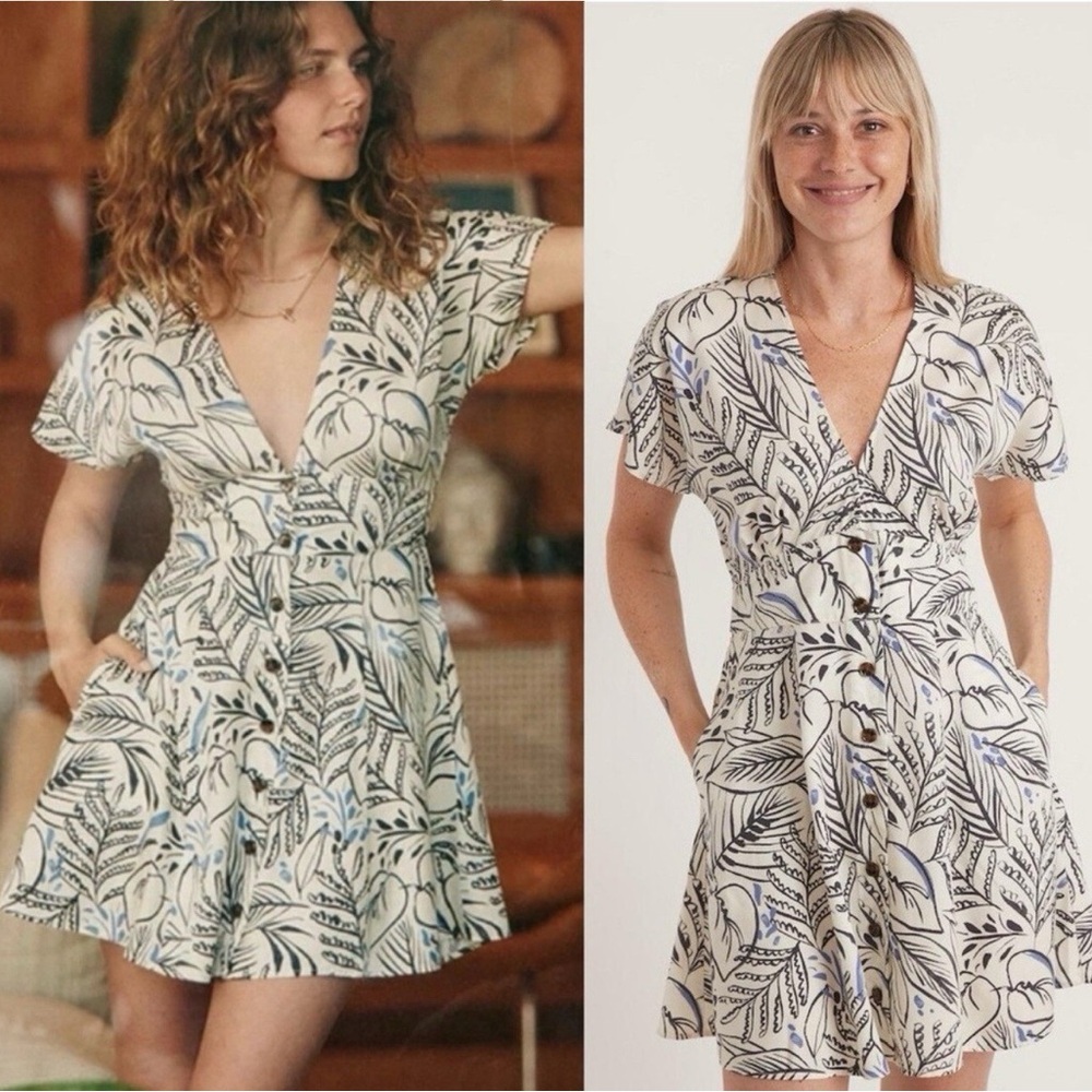 Floral V-Neck Dress